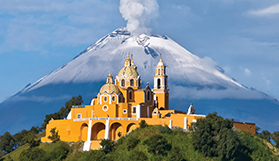 Church of Our Lady of Remedies, located atop the Great Pyramid of Cholula