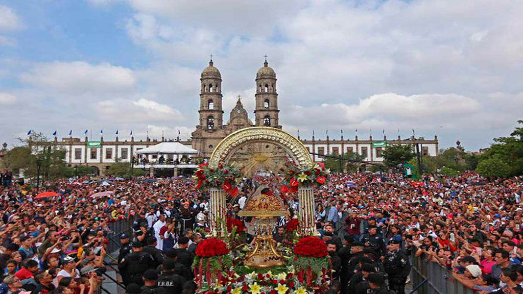 Romeria de la Virgen de Zapopan en Jalisco