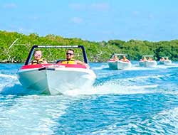 Cancun Jungle Tour Speedboat and Snorkel