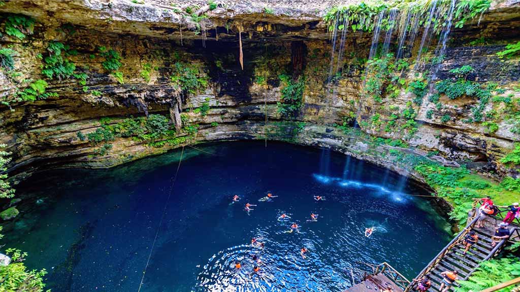 Cenote Dos Ojos, the largest underwater cave in Mexico