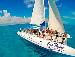 Catamaran tour at Isla Mujeres