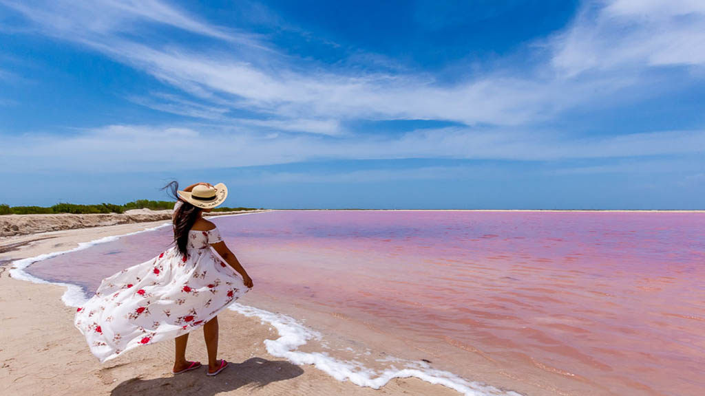 Rio Lagartos & Coloradas Pink Lakes