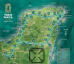 Mayan train route